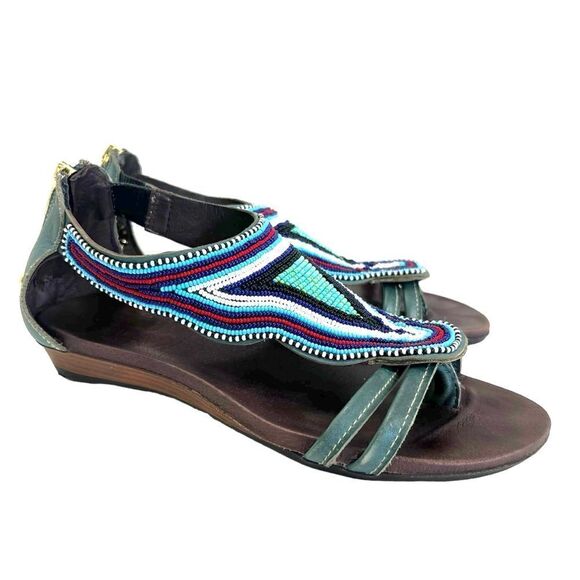 Pikolinos Alcudia Maasai Beaded Sandals - Picture 2 of 16
